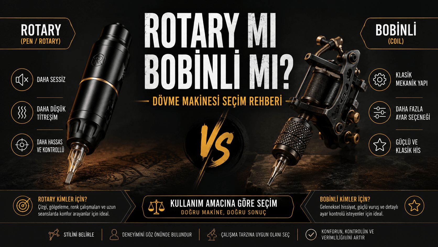 Rotary dövme makinesi örnek görseli