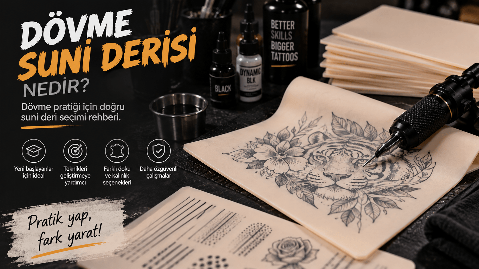 Dövme suni derisi ve pratik deri seçim rehberi