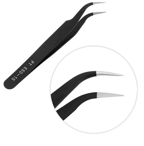AKRİLİK SİYAH KİRPİK CIMBIZI - KLİPS - XLINETATTOO
